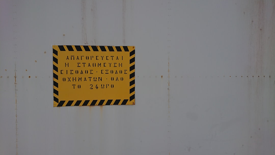 Photo Warning sign