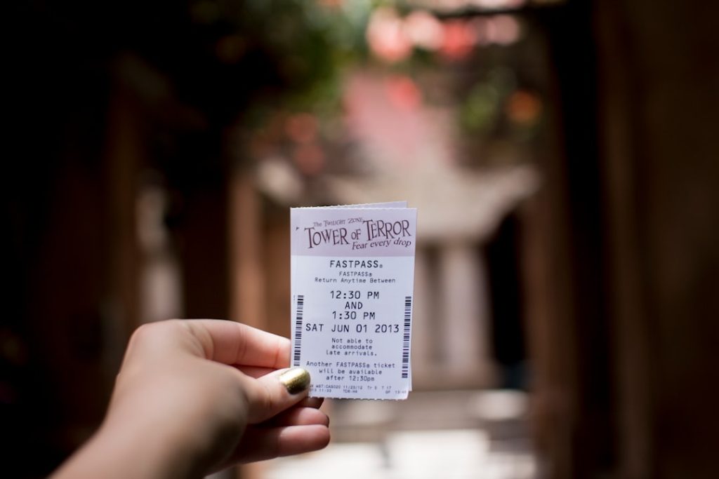 Photo Lottery ticket