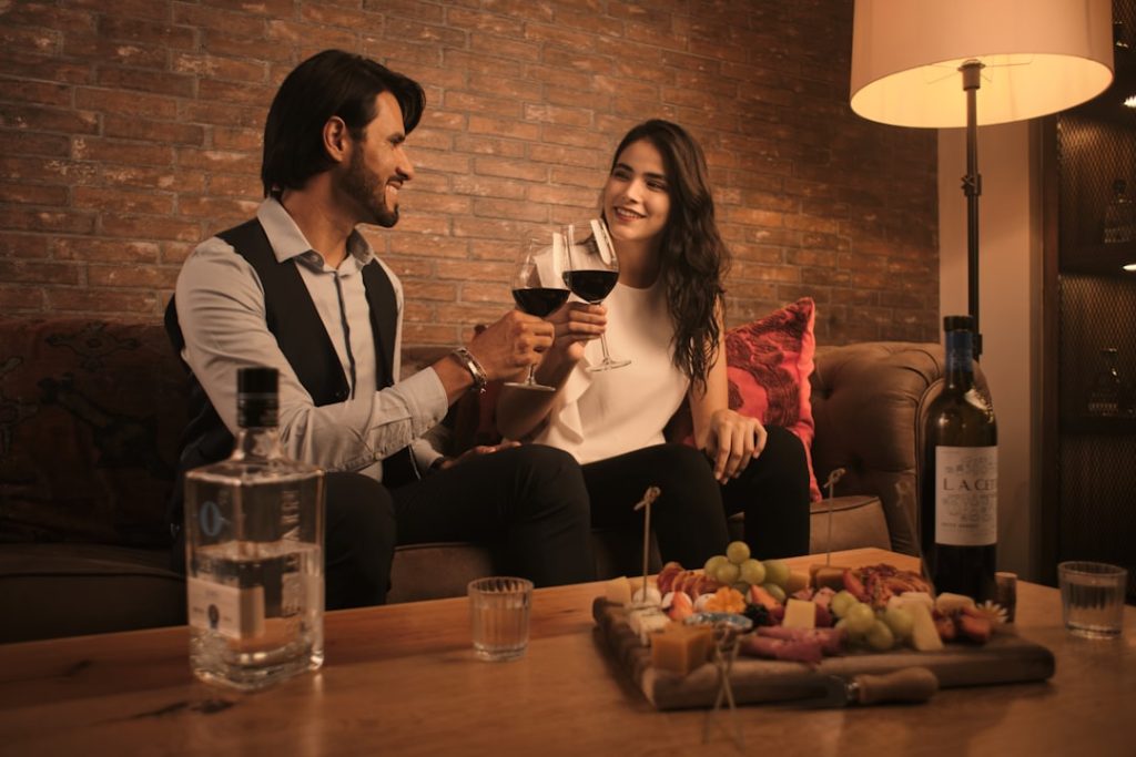 Photo Romantic dinner