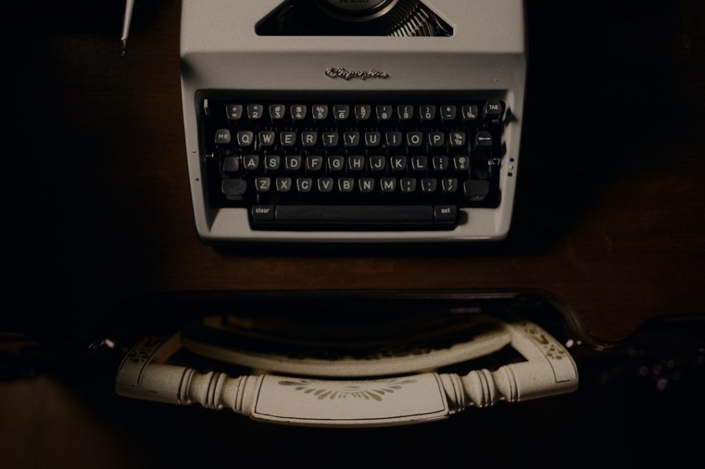 Photo Typewriter on desk