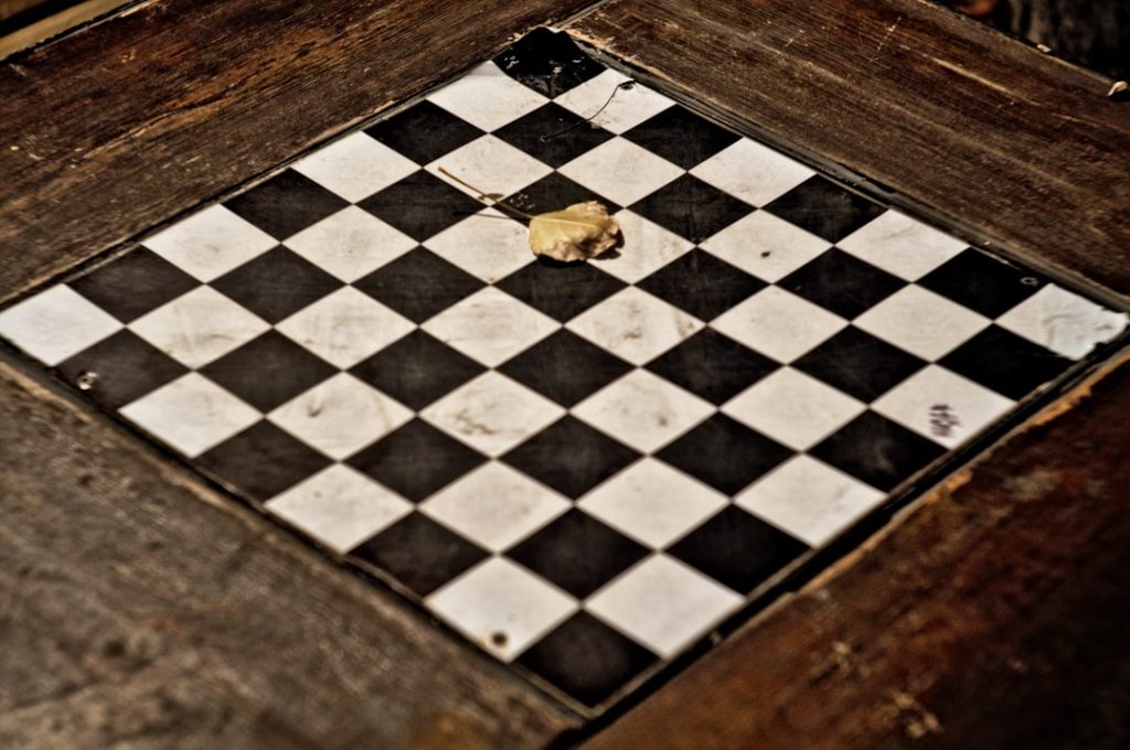 Photo Checkers board