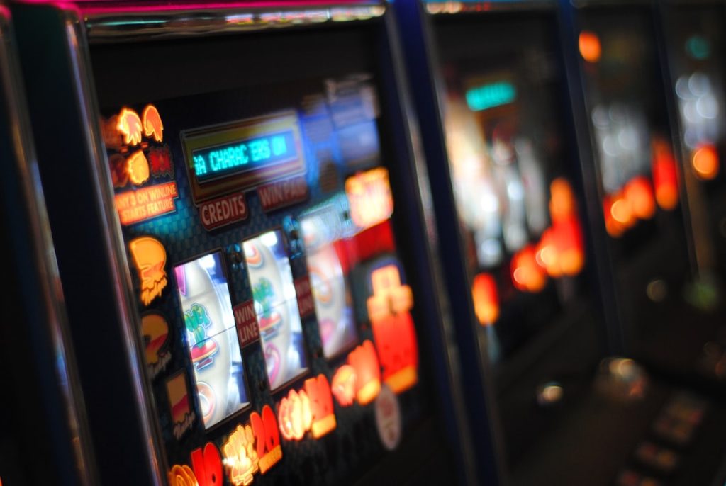 Photo Slot machine reels