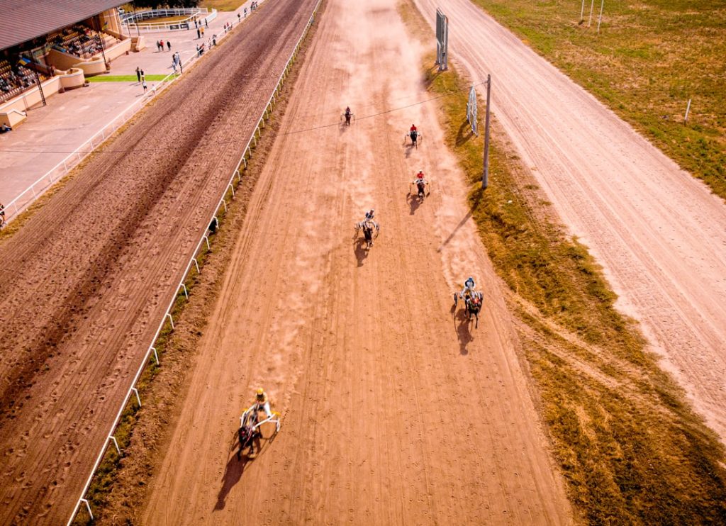 Photo Horse race track