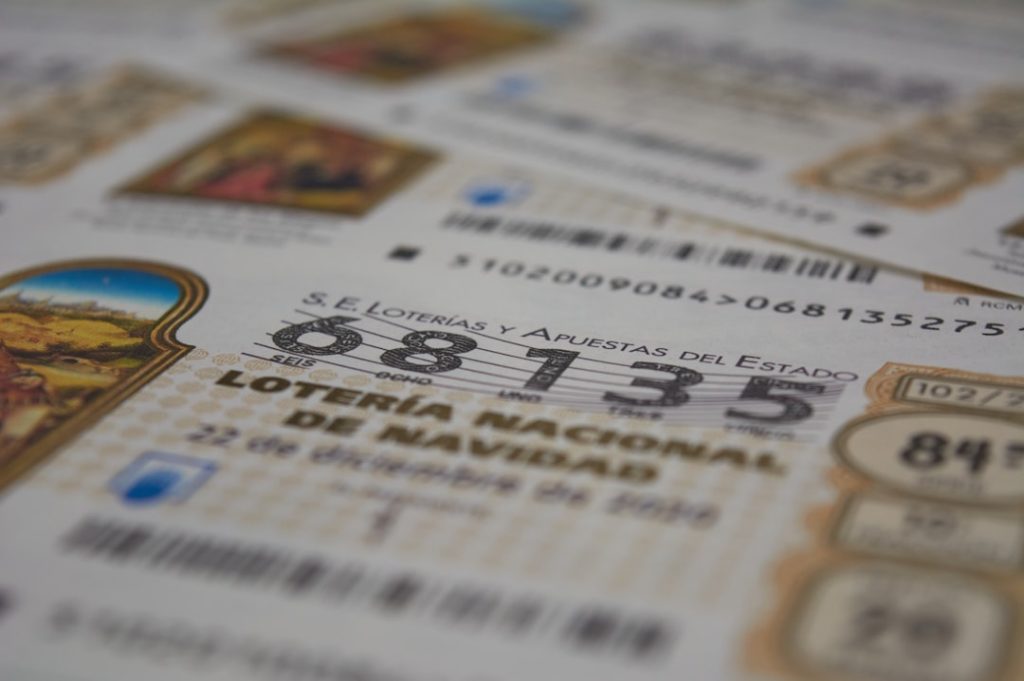 Photo Lottery ticket